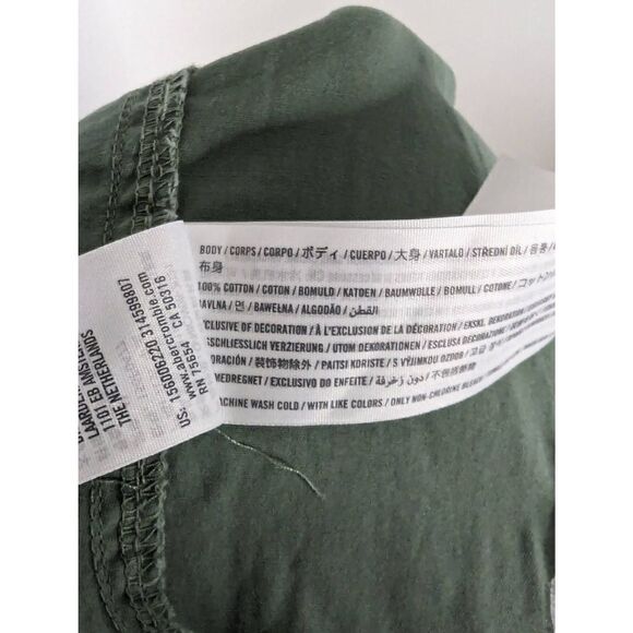 Abercrombie & Fitch Green Lightweight Cargo Pants - Size M - Picture 8 of 8